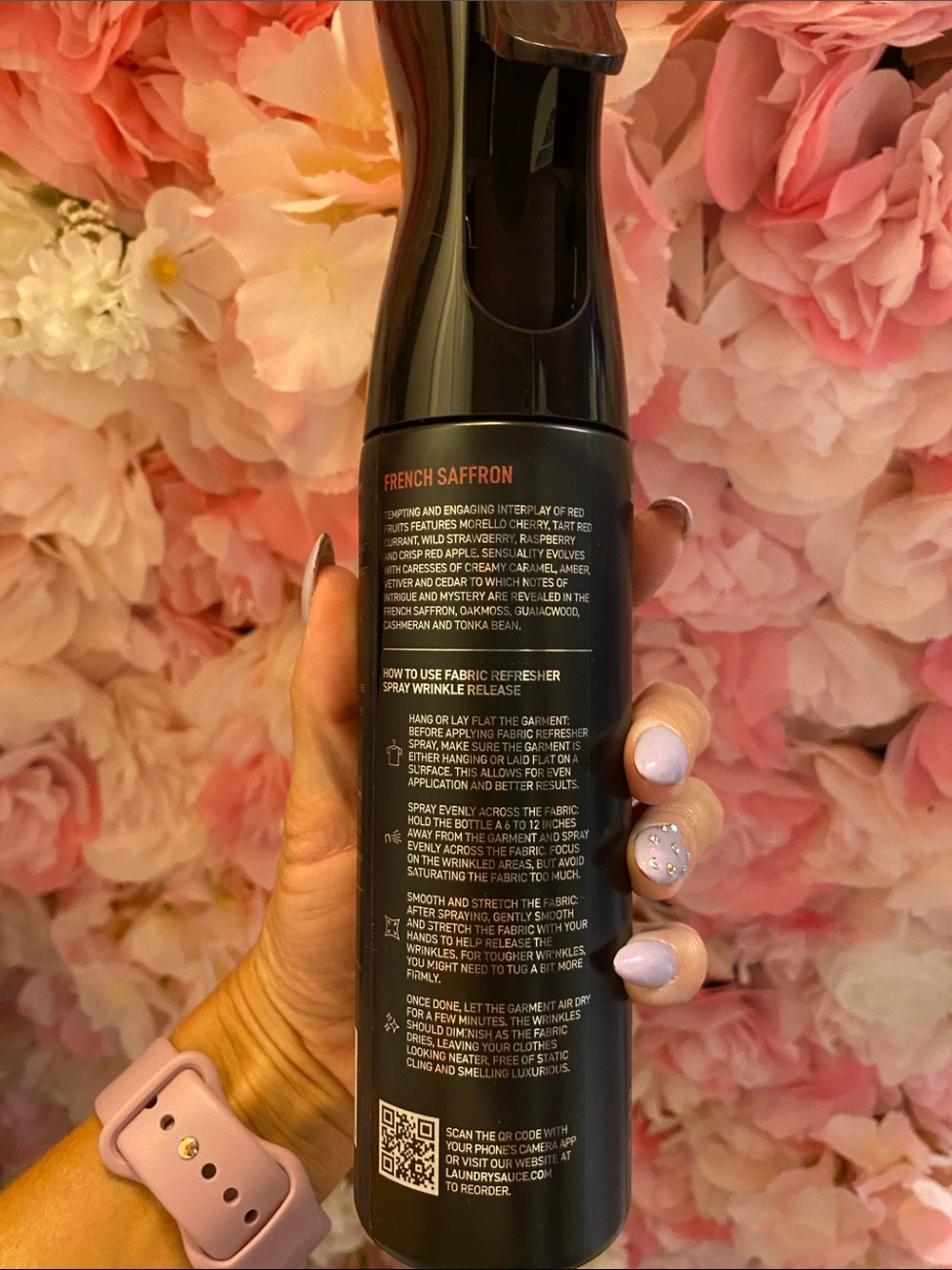French Saffron Laundry Sauce Luxury Fabric Refresher Spray - Picture 3 of 3